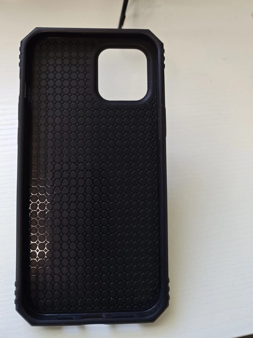 Black Protective Phone Case - Rugged Shockproof Cover